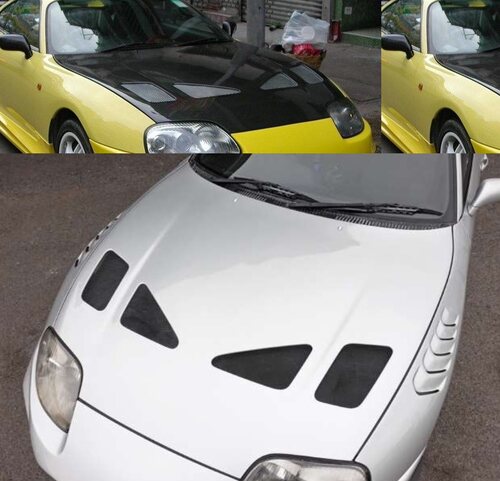 高品质Supra A80改装TD款开孔引擎盖