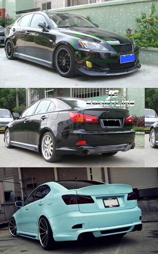 PU材质06~09款IS 300\IS 250改装GT款前唇\后唇\小包围