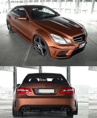 高品质09~12款E级Coupe C207改装prior-design款前杠\后杠\大包围