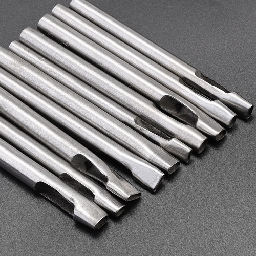 手工DIY皮革工具皮带冲孔椭圆形打孔器打孔冲子 圆冲扁冲皮带冲孔
