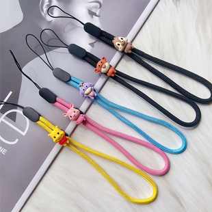 总动员卡通手机挂绳手腕绳跳跳虎驴子屹耳可爱挂饰防丢u盘女挂件
