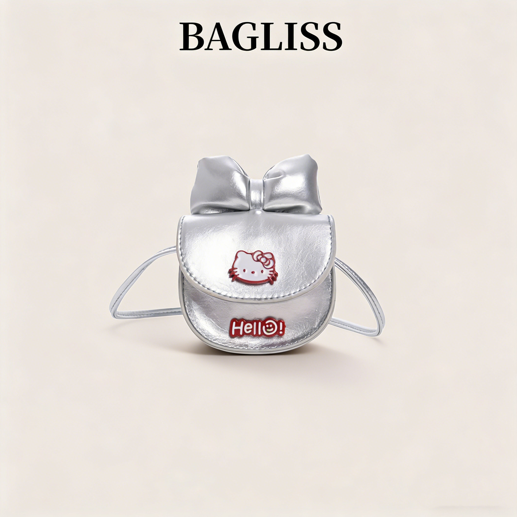 新款儿童卡通可爱猫咪女童小童包包宝宝洋气蝴蝶结迷你时尚斜挎包