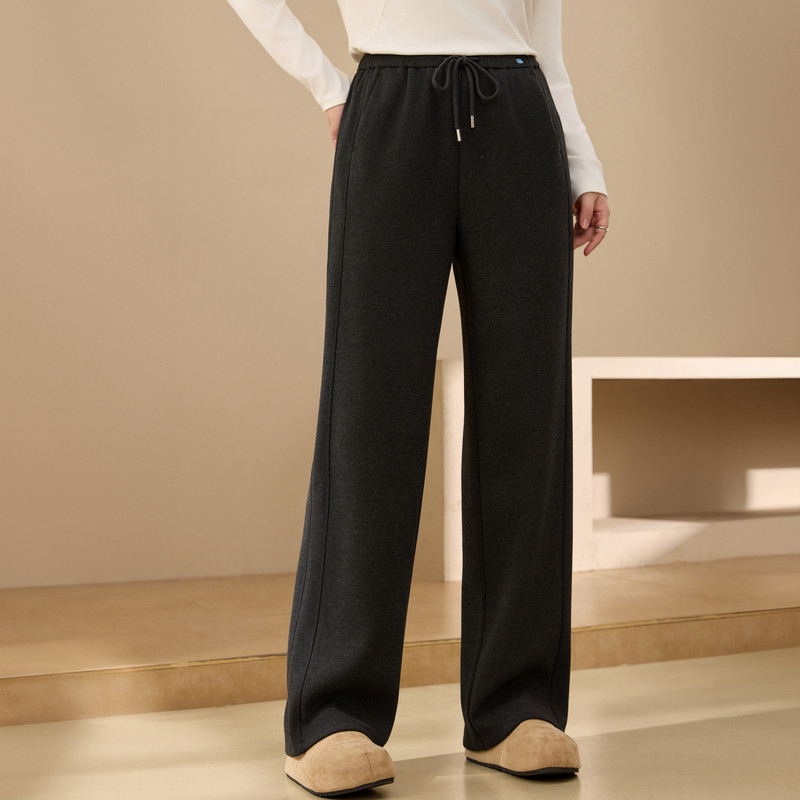 【百搭加绒保暖裤子】纤莉秀大码女装舒适松紧腰裤子胖mm冬装新款,女装/女士精品,大码裤装,淘宝优惠券,粉丝福利购,淘宝优惠卷