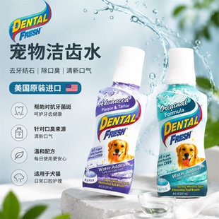 DENTAL FRESH清新乐宠物漱口水威铂除口臭牙垢去牙结石犬猫洁齿水