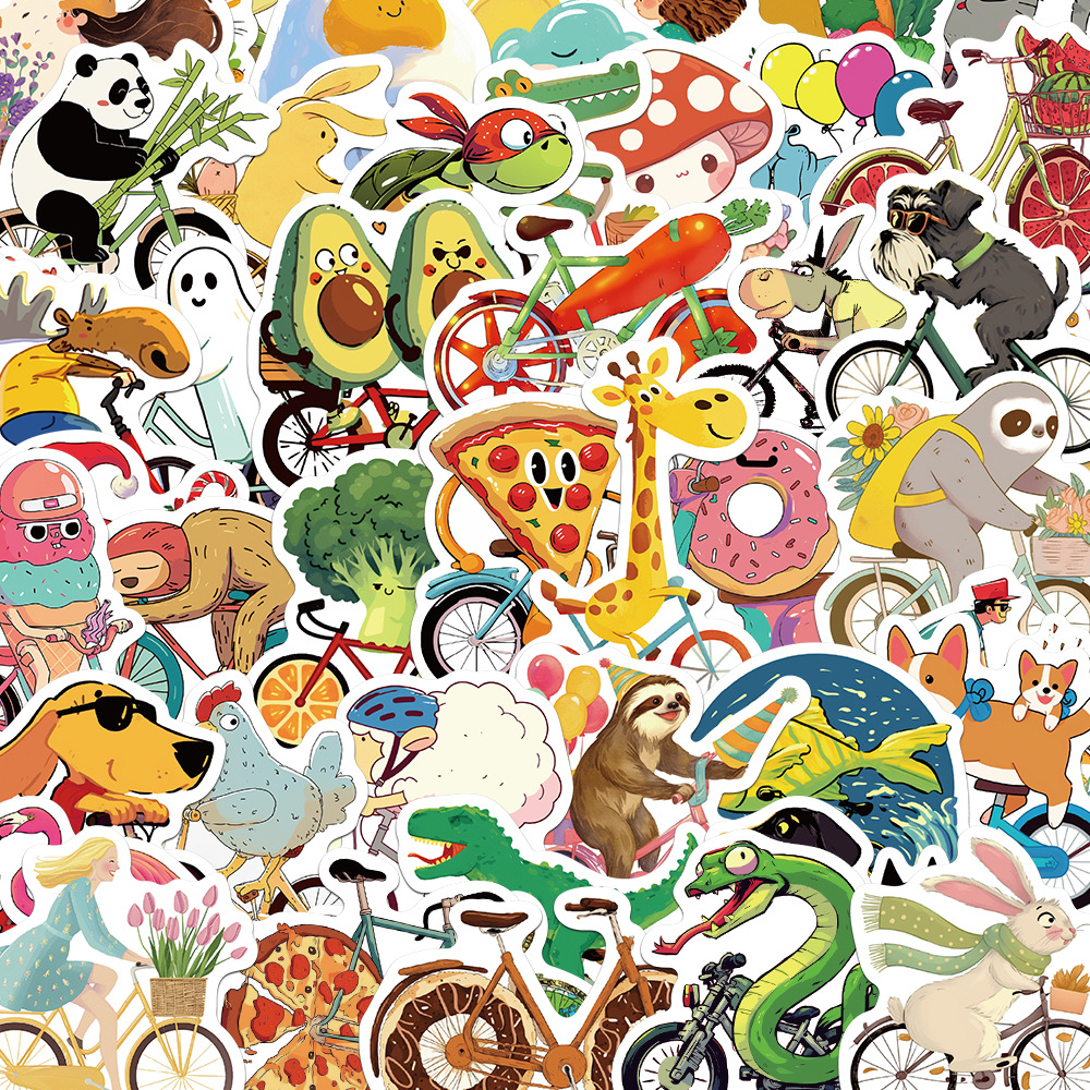 涂中鸦贴纸/立体贴纸50张可爱