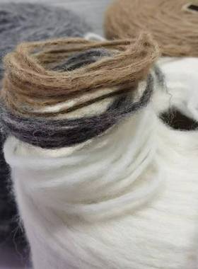 意大利进口FILITALY原桶羊驼绒中粗手编羊绒高货柔软保暖秋冬外套