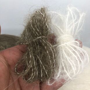 秘鲁进口原单60%羊毛 40%阿尔巴卡羊驼绒 棒针毛线羊绒外套粗线