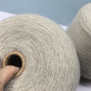 7F外贸拉毛羊毛马海毛线 1/30支柔软细腻50%羊毛50%支架秋冬保暖