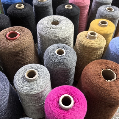 工厂剩余中桶零头线100%山羊绒
