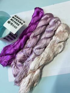 免劈丝无捻蚕丝线 做缠花绒花非遗材料包发簪发饰手工 处理一大支