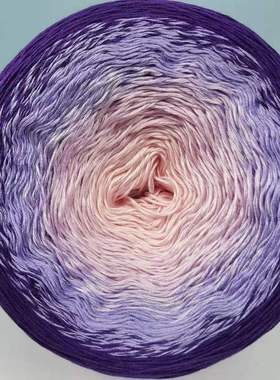 长段染蛋糕线6号纯棉蕾丝6股加捻版春夏披肩.裙子.罩衫中粗手编线