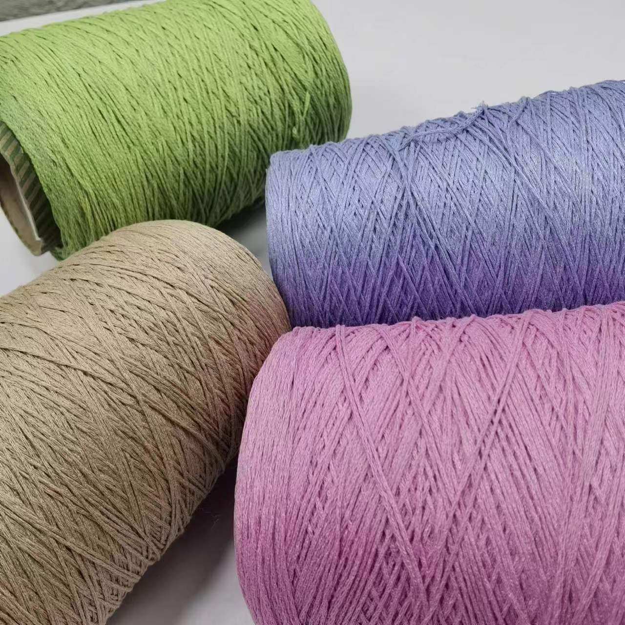 意大利进口5号带子蕾丝真丝苎麻夏季中粗手编蕾丝线微骨干有光泽