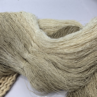 纯天然长段染棉草绞线 8号蕾丝手工DIY帽子包包不扎夏季钩编线