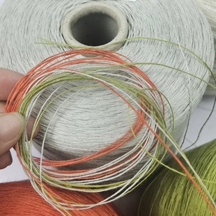 意大利蝴蝶牌原桶8号纯 亚麻蕾丝线强捻骨性挺括透气夏季麻线亲肤