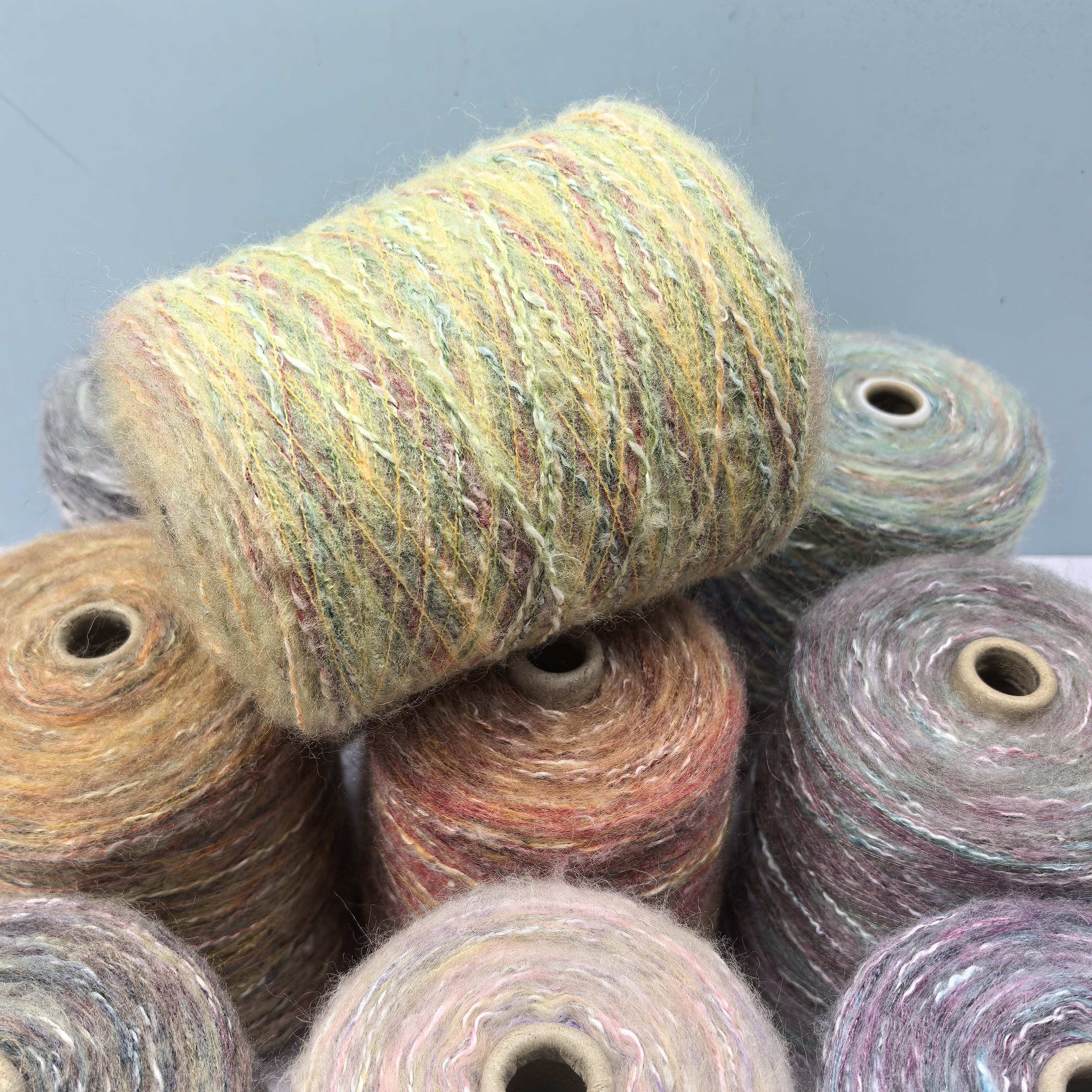 糖果色长段染长毛马海毛爆款新品