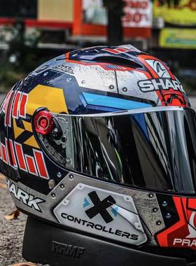 车迷辰SHARK鲨鱼洛伦佐RACE R PRO大尾翼摩托车机车赛车全盔头盔