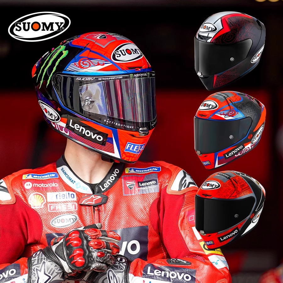摩托车头盔SUOMY杜卡迪全盔四季