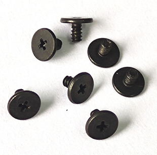 CB1.4 扁平头平尾黑色 2.5￠4.0 自攻加硬非标螺钉 超薄扁头