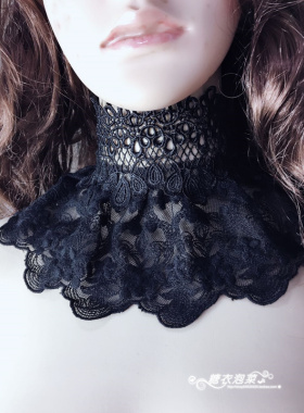 颈饰围脖黑色项链糖衣泡菜女