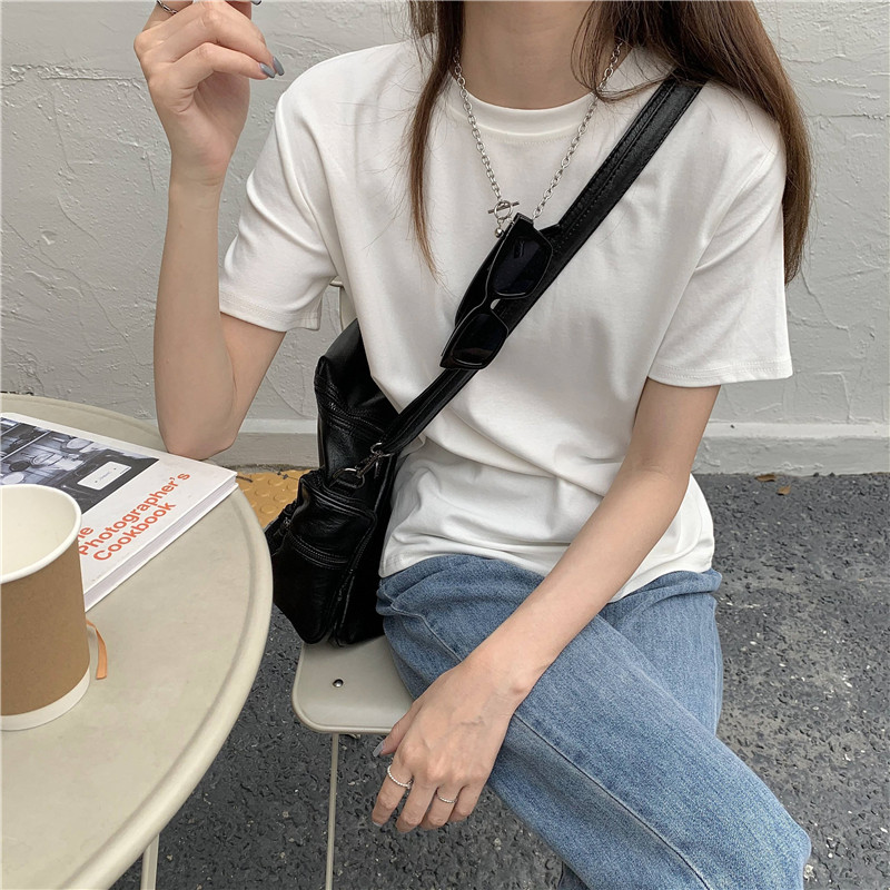 Real price ~ New Summer Korean loose base top short sleeve T-shirt