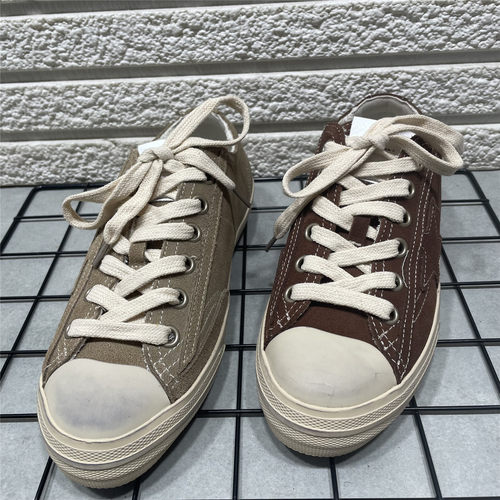 真皮系带星星运动休闲鞋女