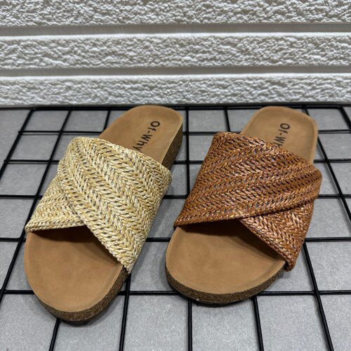 鞋女夏外穿平底凉鞋配裙子一字拖
