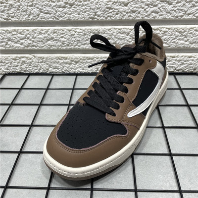 断码处理拼色厚底加绒休闲板鞋女