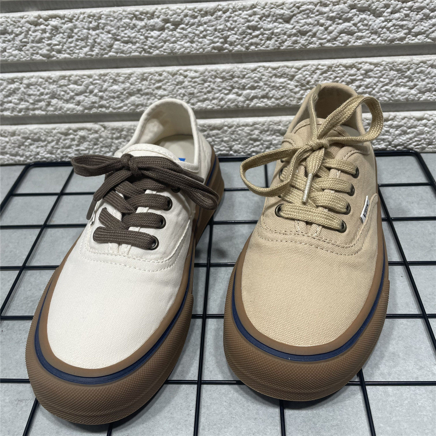 断码处理厚底帆布鞋女春季新款时尚百搭简约系带休闲鞋运动板鞋潮