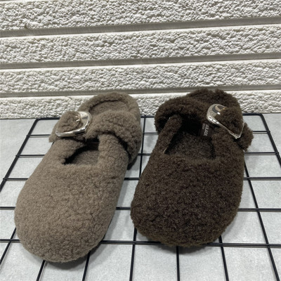 断码处理勃肯鞋女包头半拖鞋