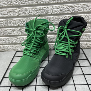 断码清仓秋冬高帮女鞋厚底百搭加绒马丁靴女休闲保暖运动鞋ins潮