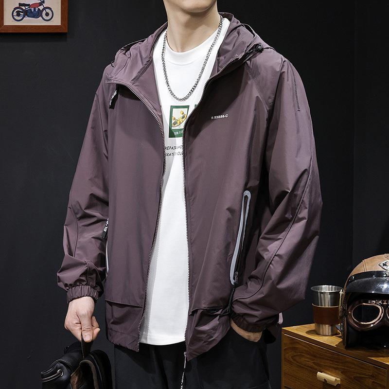 防晒衣男2025新款冰丝钓鱼衣服宽松大码高端冰感夏季男士外套
