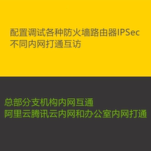 路由器防火墙软路由阿里云腾讯云ipsec组网内网跨区互通配置搭建