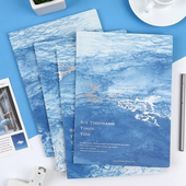 4本装 初品16K空白内页软抄 梵高B5白纸本计算纸涂鸦绘图本草稿本