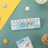 晨光8分条自粘便条纸索引贴喵屋NANA便利贴N次贴分类分页标识贴