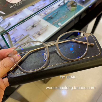 超轻防蓝光韩系眼镜框仅7克女士百搭塑钢眼镜可配近视小红书推荐