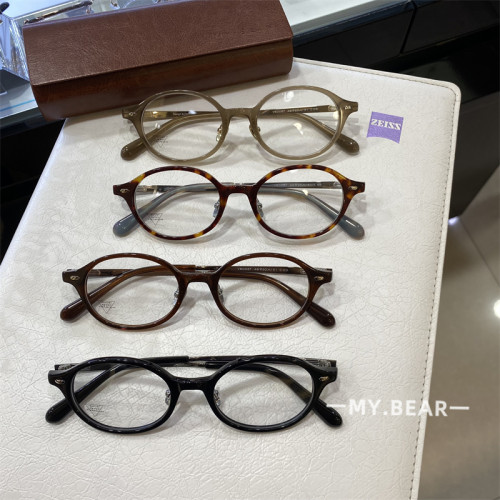 新品书呆子复古女眼镜框超轻钛高品质素颜玳瑁可配近视防蓝光眼镜
