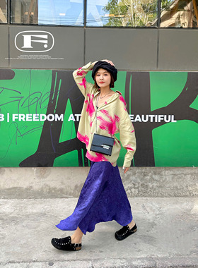 限量 原创午后少女松弛高级感亚麻垂感宽松衬衣女上衣长袖防晒衫