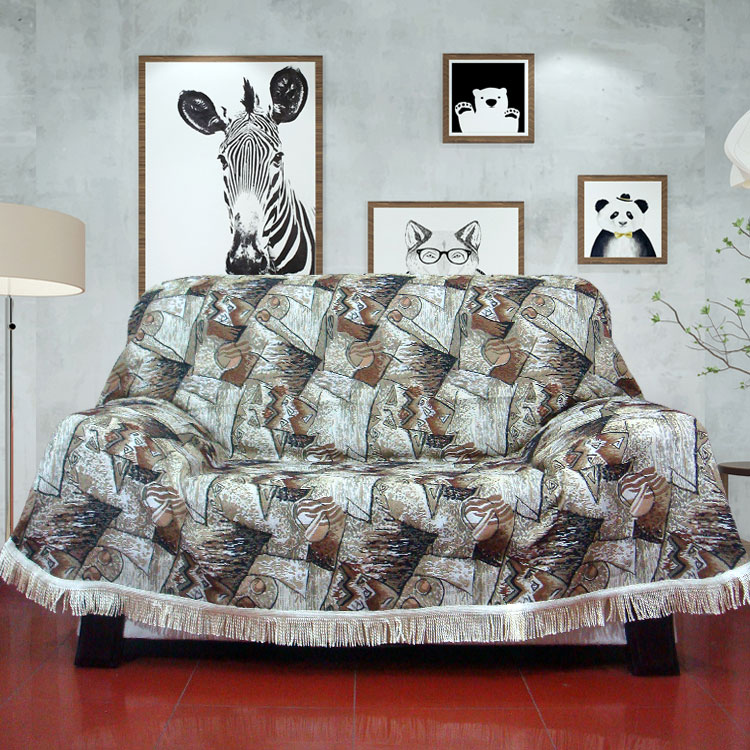 2米加宽时尚个性布艺防滑沙发巾