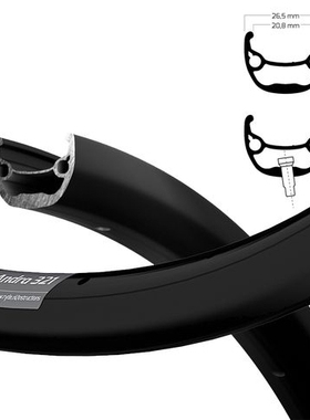 Ryde Andra321重装环球旅行车圈20/26/27.5/29寸32孔法嘴