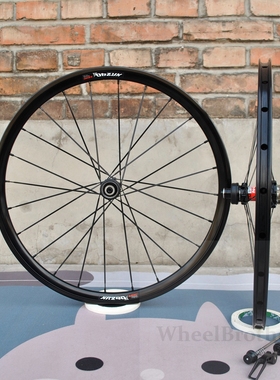 轱辘哥451 20寸折叠车碟刹轮组久裕411 412花鼓xr240圈sapim