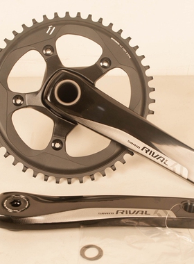 sram rival 1公路单盘11速牙盘gxp规格 170腿长 40\42\46\50T齿盘