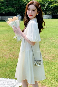 现货新款数据很好2023夏装女式新款连衣裙减龄23830P135K188图片