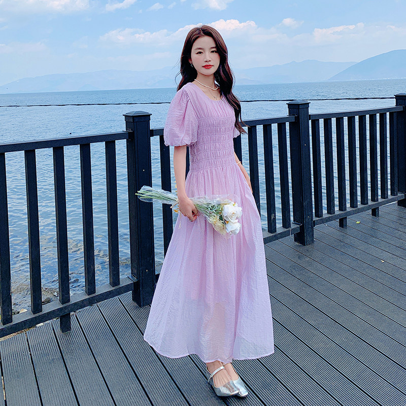 【大货已出数据好！】2023年夏装新款温柔风连衣裙23816K125P178,女装连衣裙,浙宝296A