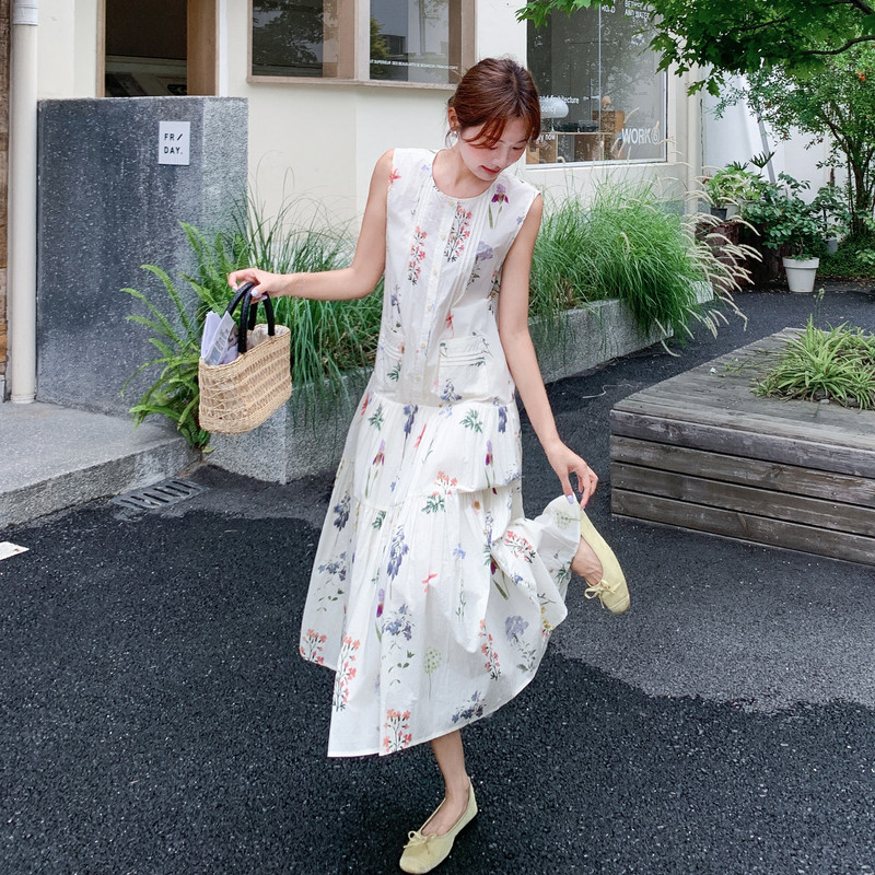 【26新款现货】夏日通勤印花连衣裙2B130-2602-P145-K248,女装连衣裙,浙宝296A