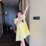 【现货】2023夏装新款连衣裙女减龄连娃娃裙23806P120K178，女装连衣裙，浙宝296A