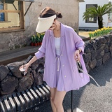 【现货】2023夏装新款女式防晒服套装减龄神器238812P125K178，女装西装，浙宝296A