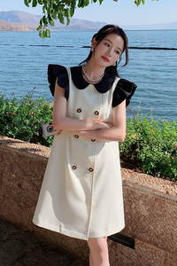 【新款】2023年夏装新款撞色小香风连衣裙23820P120K178图片