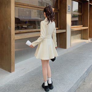296A【新款现货】23秋款小香风高级感西装领连衣裙23802P145K198图片