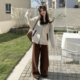 【新款现货】休闲卫衣拼色套装老钱风296A-8086-P205-K328,女装套装/套裙,浙宝296A, 【新款现货】休闲卫衣拼色套装老钱风296A-8086-P205-K328,女装套装/套裙,浙宝296A,