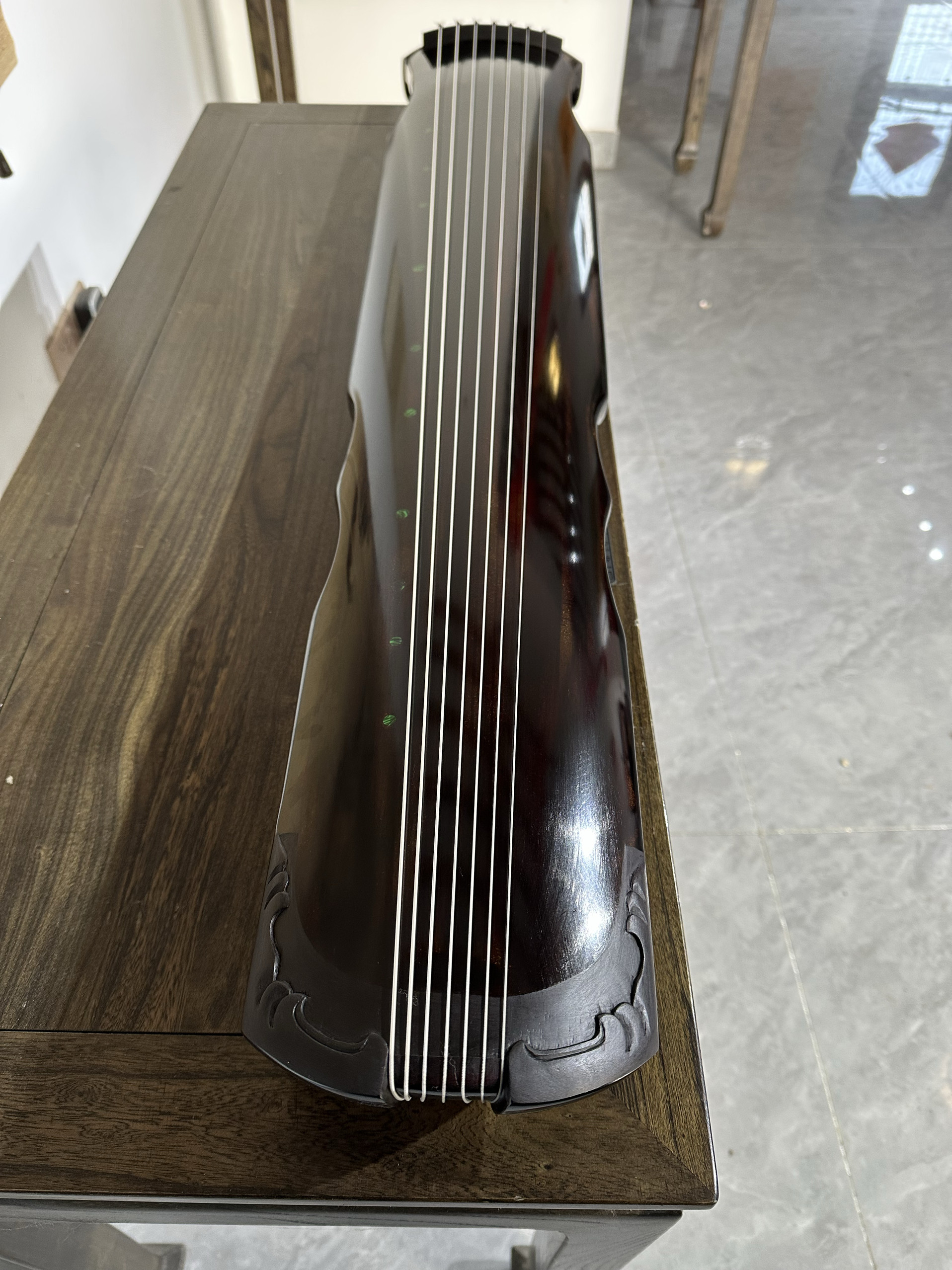 一铭老师伏羲式仲尼式老杉木纯生漆手工古琴高端收藏级古琴